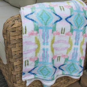 Minky Plush Throw Blanket - Spots