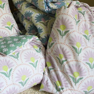 Twin XL Bedding Set - Coneflower Lilac