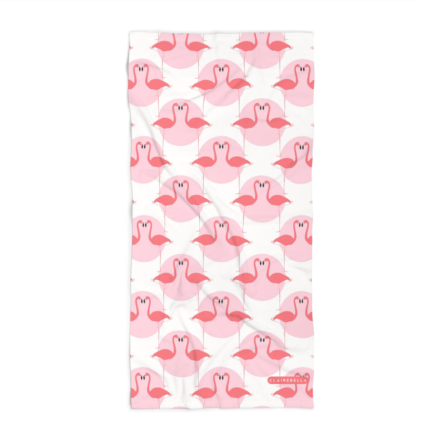 Flamingos Beach Towel