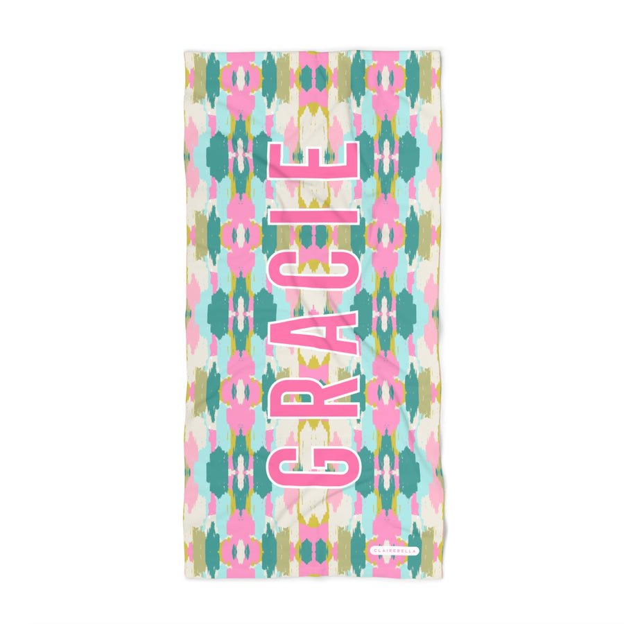 Monogrammed Beach Towel