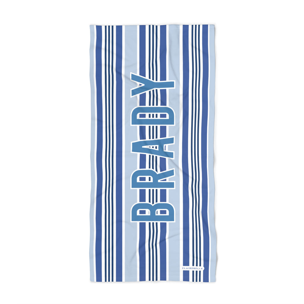 Capri Stripe Beach Towel