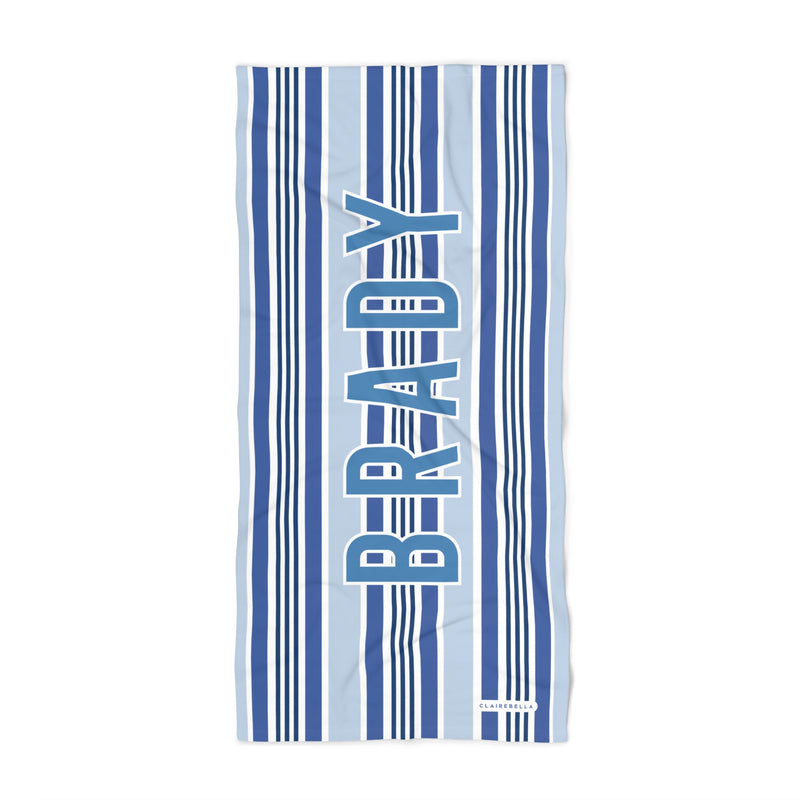 Capri Stripe Beach Towel