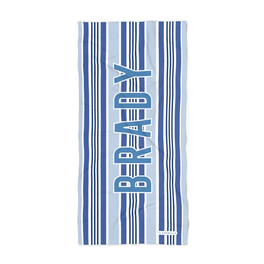 Capri Stripe Beach Towel