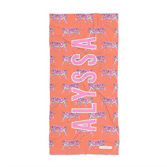 Tiger Beach Towel