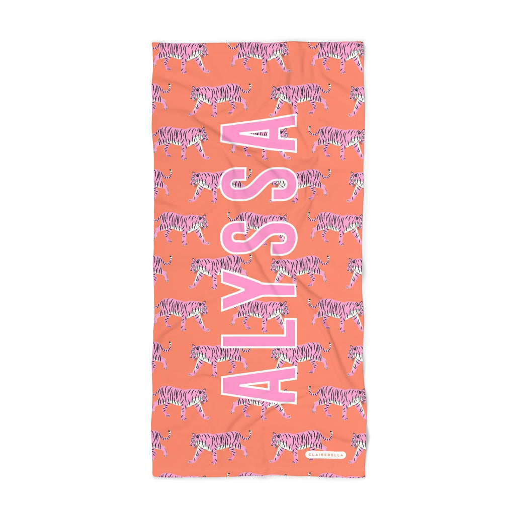 Tiger Beach Towel