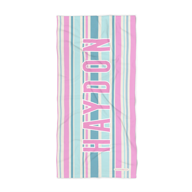 Multi Stripe Beach Towel