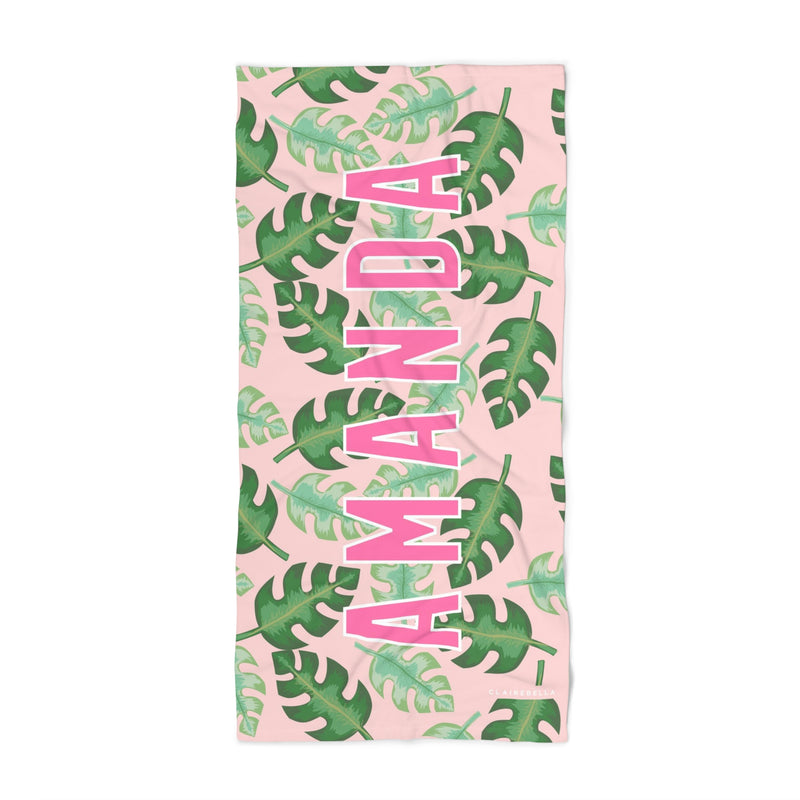 Monogrammed Beach Towel