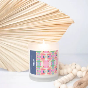 Glass Candle - Mila Navy (Mango Coconut)