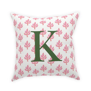 Monogrammed Indoor/Outdoor Square Pillow