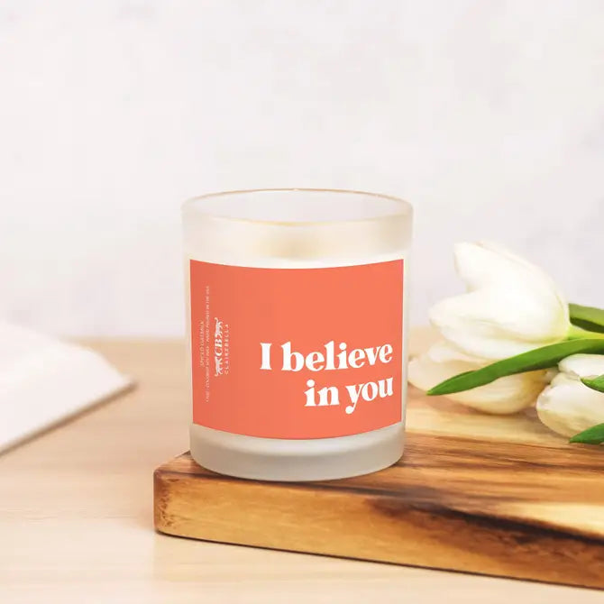 Glass Candle - I Believe In You (Spiced Oatmilk)