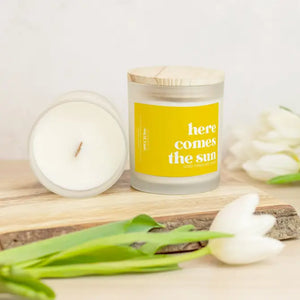 Glass Candle - Here Comes The Sun (Lemon Verbena)