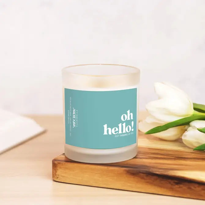 Glass Candle - Oh Hello! (Ocean Breeze)