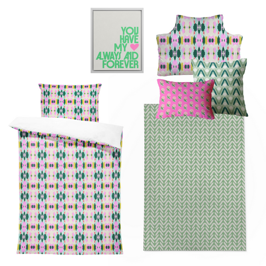 Headboard Pillow - Belmont Orchid