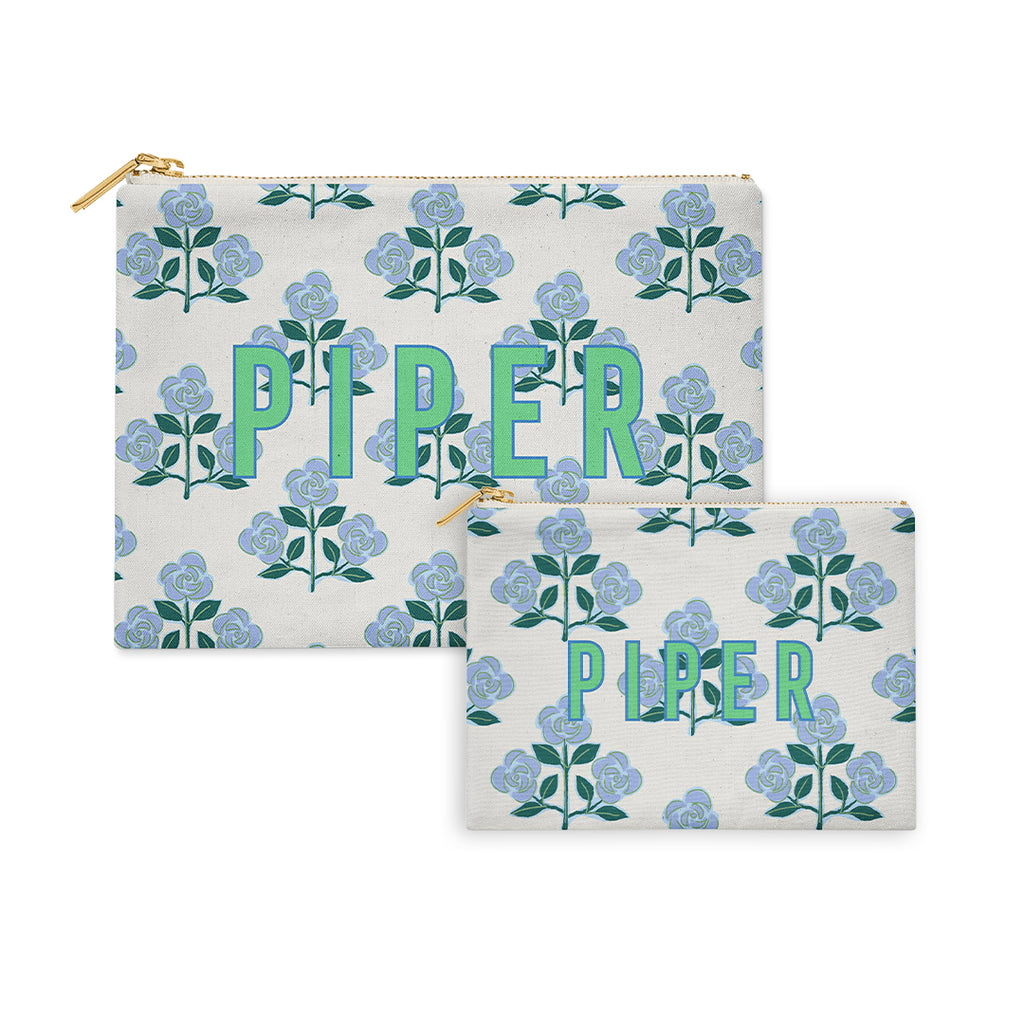 Flat Zip Pouch Set - Betsy
