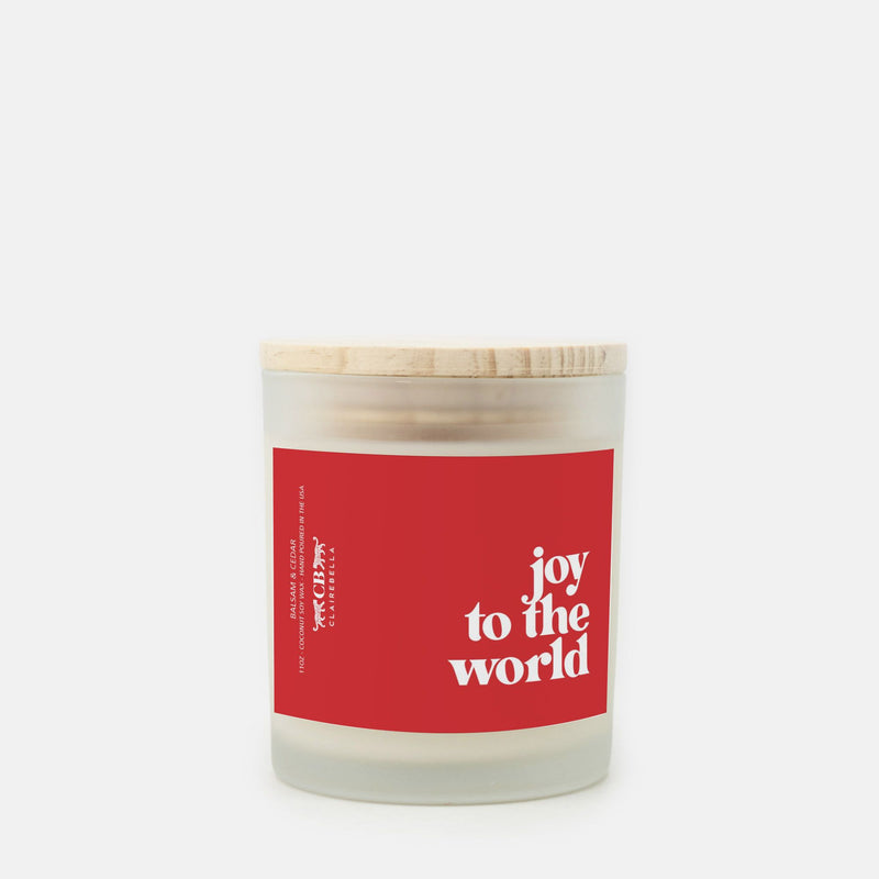 Glass Candle - Joy (Balsam & Cedar)