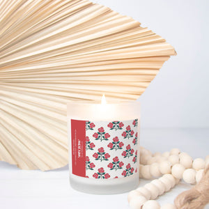 Glass Candle - Betsy Red (Balsam & Cedar)