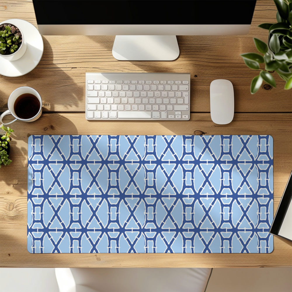 Desk Mat - Bamboo Deep Blue - New!