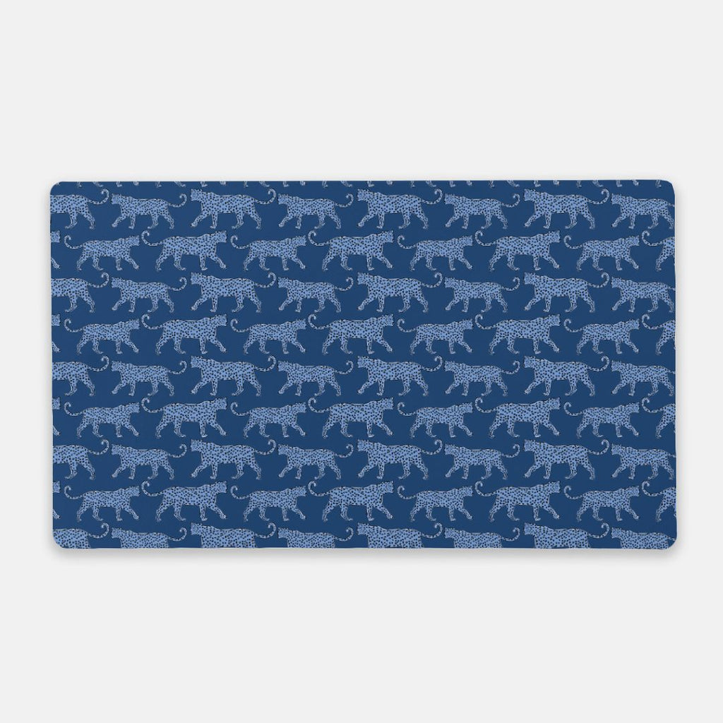 Desk Mat - Leopards Navy - New!