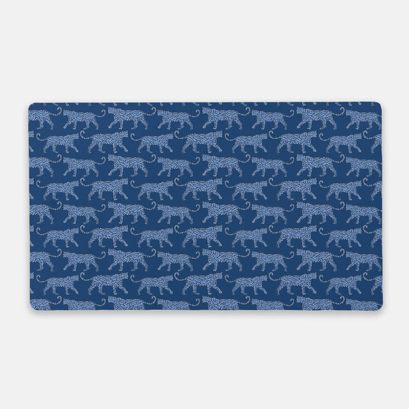 Desk Mat - Leopards Navy - New!