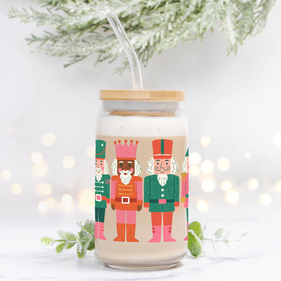Glass Tumbler - Nutcrackers