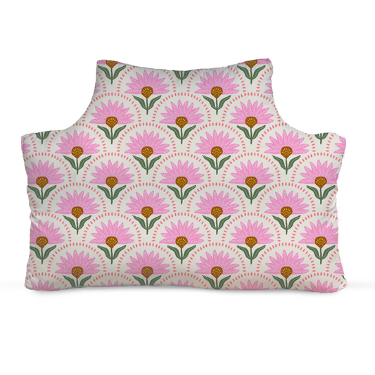 Headboard Pillow - Coneflower Pink