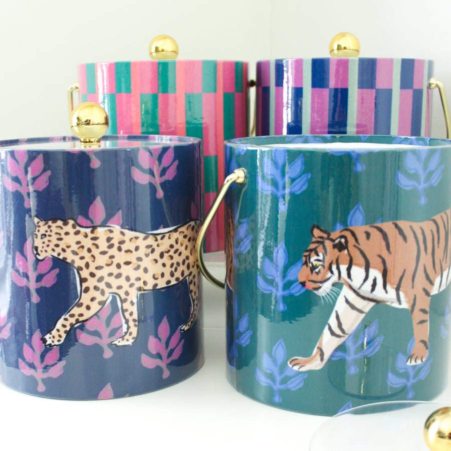 Flora Leopard Ice Bucket - Sample Sale