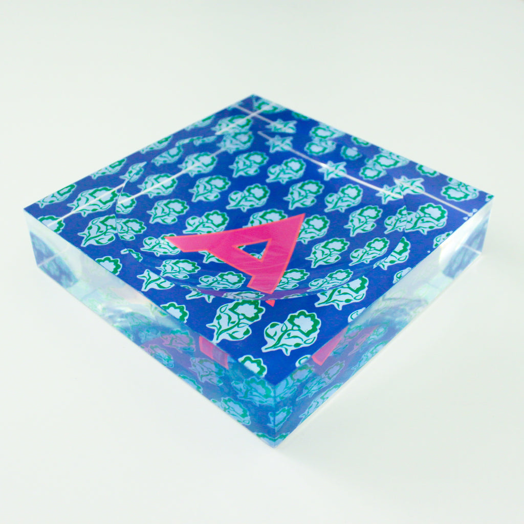 Catchall Tray - Single Initial Maya Blue - New!