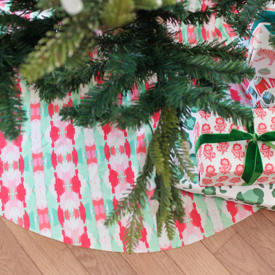 Christmas Tree Skirt Mitzy Red/Green