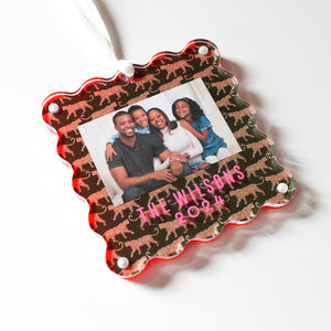 Ornament Photo Frame - Leopard