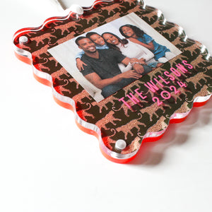 Ornament Photo Frame - Leopard