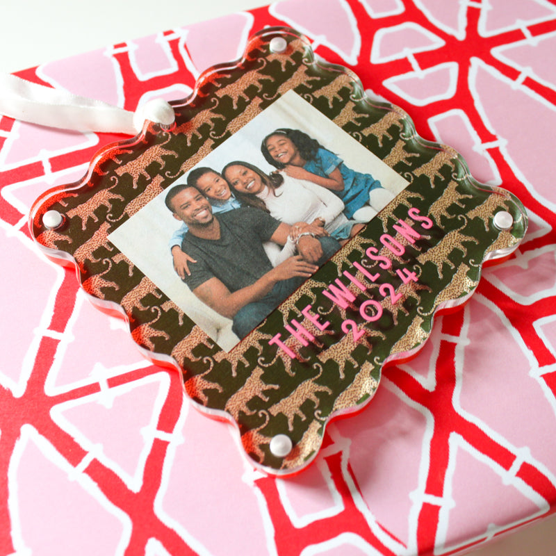 Ornament Photo Frame - Leopard