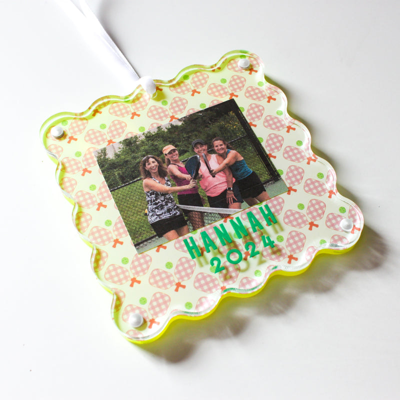 Ornament Photo Frame - Pickleball