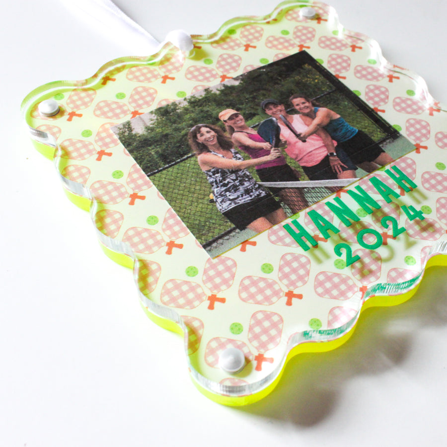 Ornament Photo Frame - Pickleball