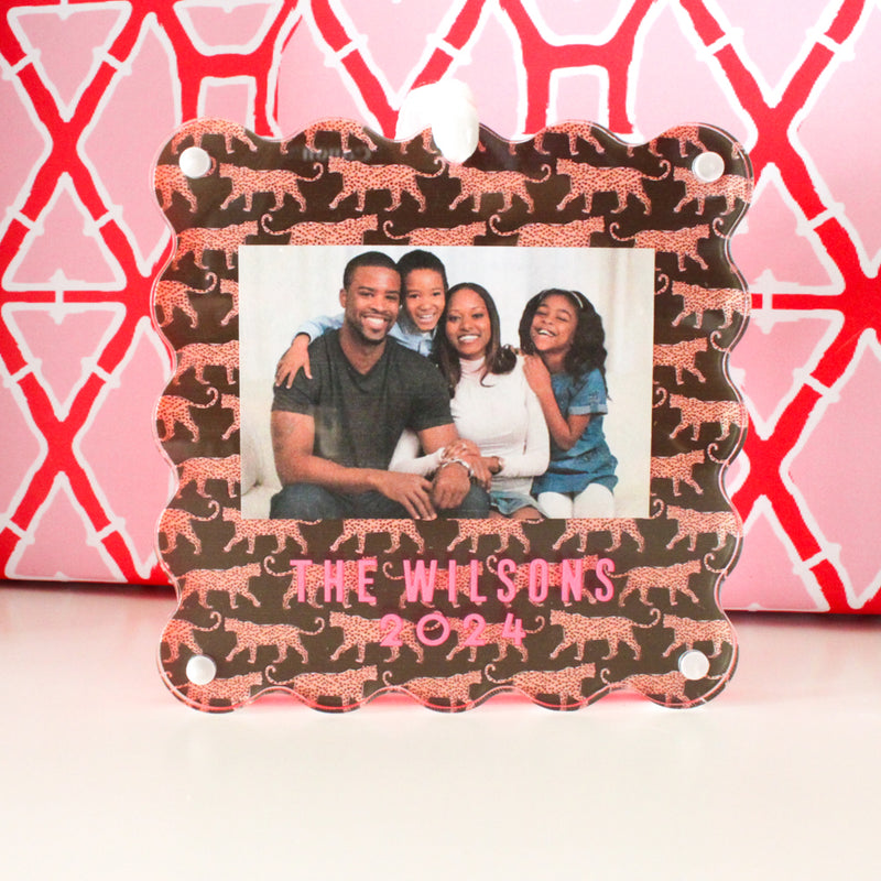 Ornament Photo Frame - Leopard