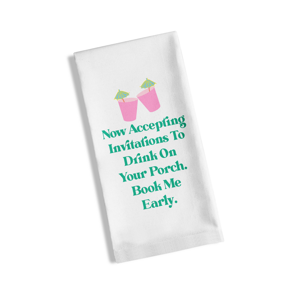 Tea Towel - Accepting Invites - New!