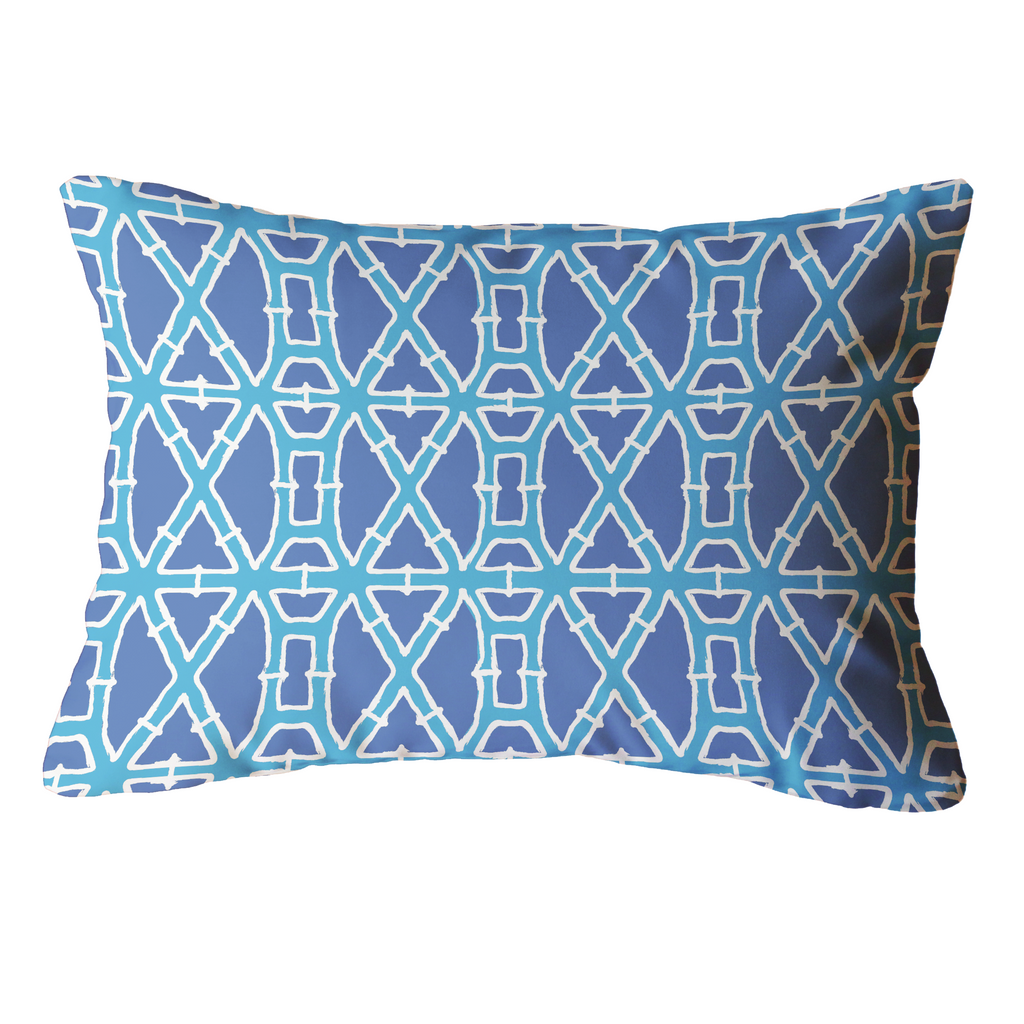 Bamboo Indoor/Outdoor Pillow - Lumbar - New Colors!