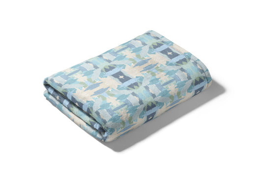 Minky Plush Throw Blanket - Mila - New!