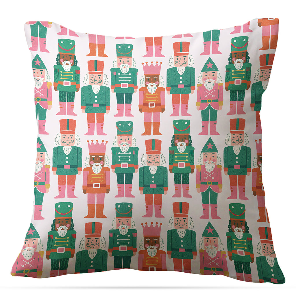 Nutcrackers Indoor/Outdoor Pillow - Square - New!