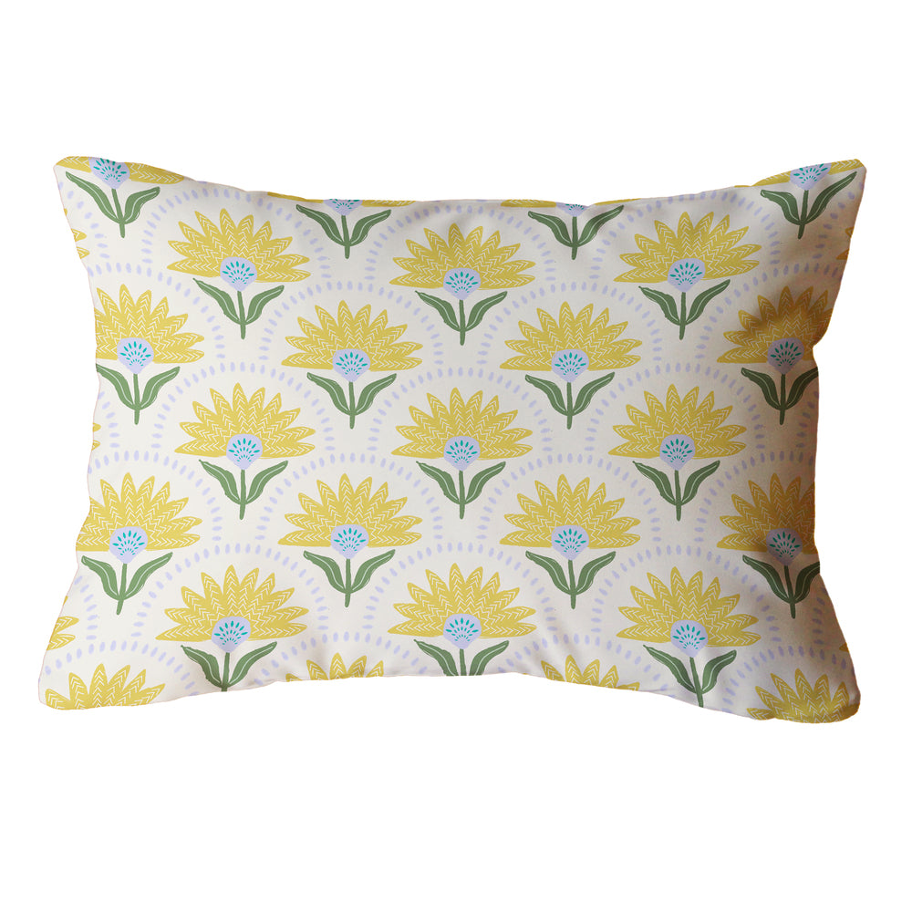 Coneflower Indoor/Outdoor Pillow - Lumbar