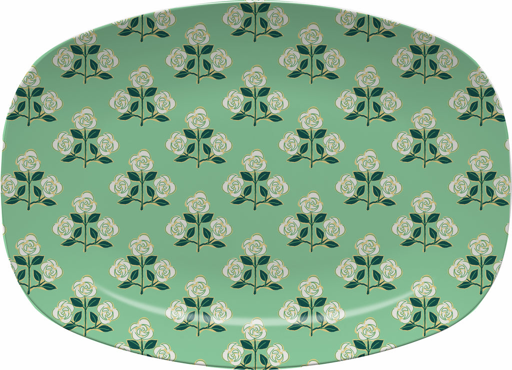 Single Initial Platter Betsy - Green