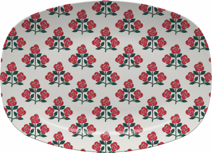 Single Initial Platter Betsy - Red