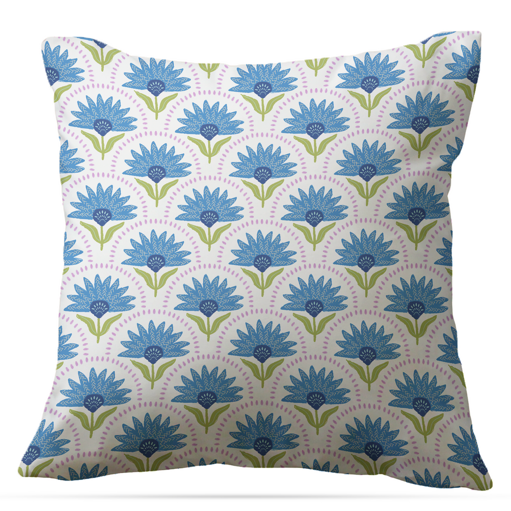 Coneflower Indoor/Outdoor Pillow - Square