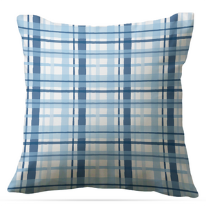 Plaid Indoor/Outdoor Pillow - Square