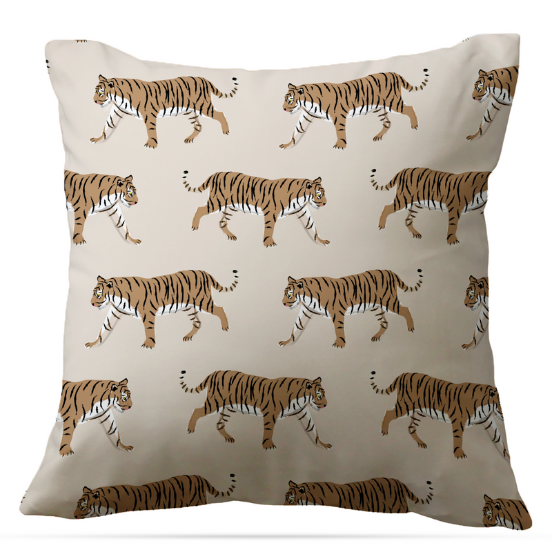 Tiger Indoor/Outdoor Pillow - Square