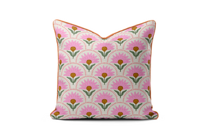 Coneflower - Piped Pillow Square - New!