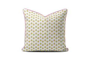 Flora - Piped Pillow Square - New!