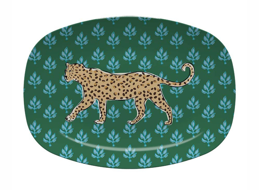 Clairebella Big Cats Flora Melamine Platter