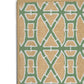 Bamboo Green Nu-Jute Rug - New & WASHABLE!