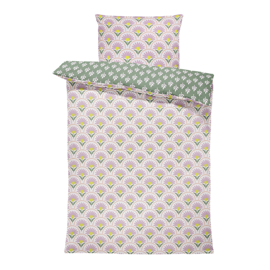 Twin XL Bedding Set - Coneflower Lilac