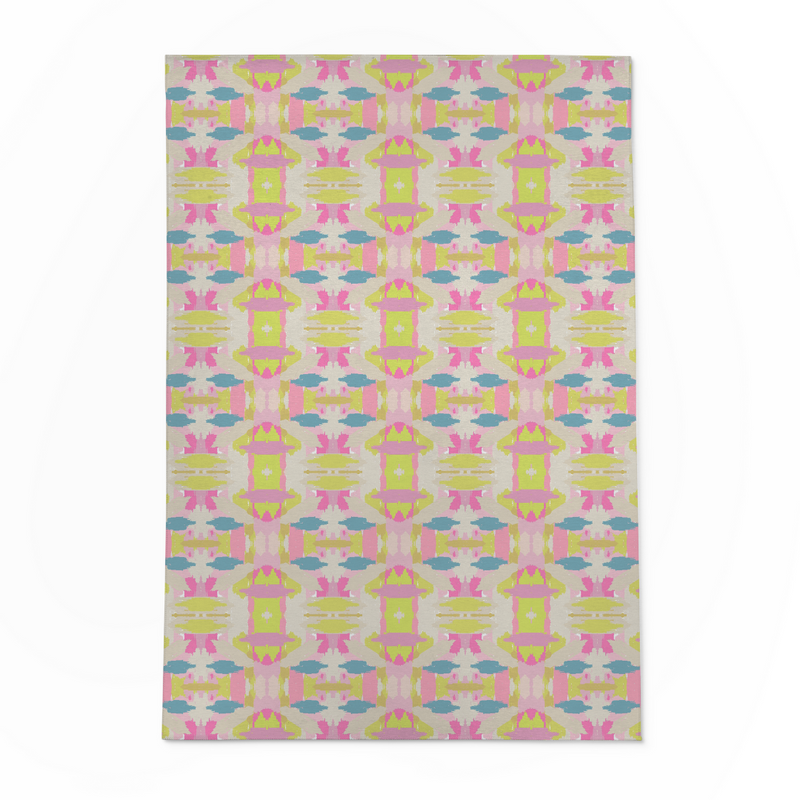 Mila Rug Citrus Pink- New & WASHABLE!